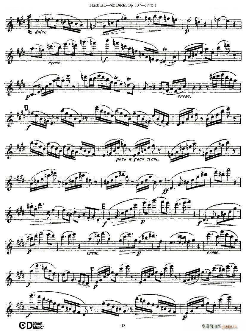 Six Duets Op 137 ֮  Ʒ 137 ͭ()3