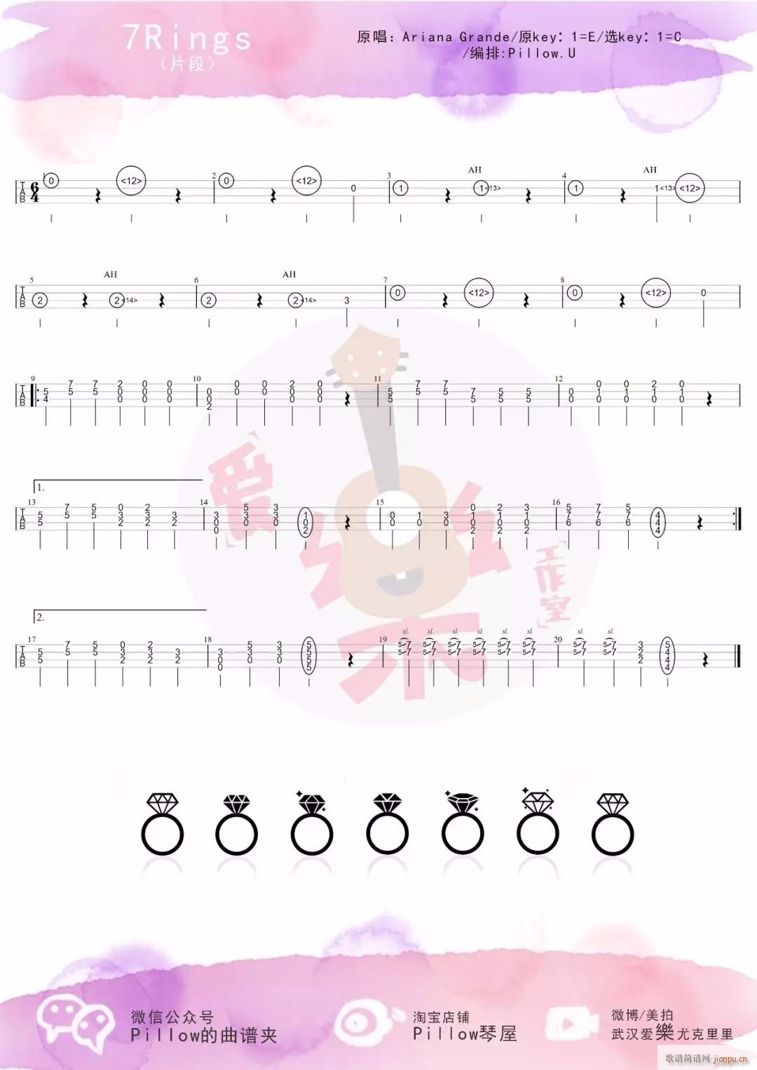 7Ringsȿ 7RingsȿָƬ ukuleleָ(ʮּ)1