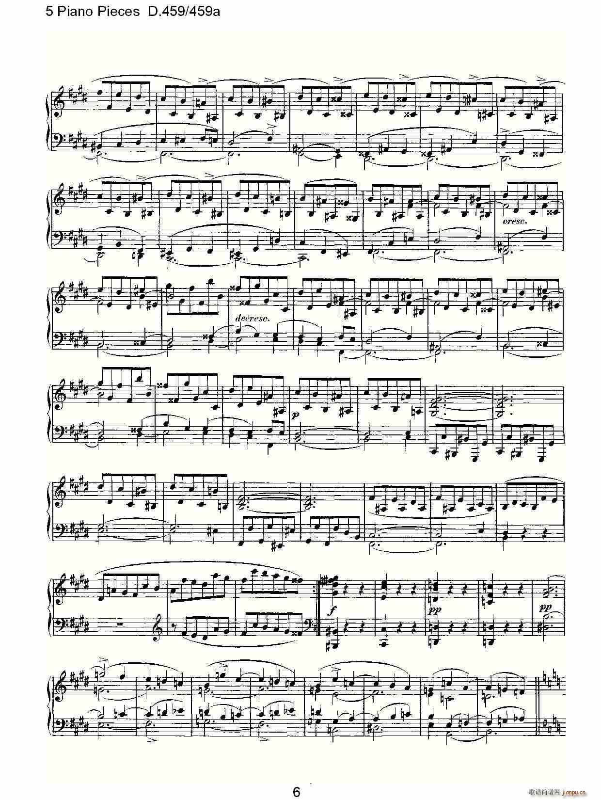 5 Piano Pieces D.459459a()6