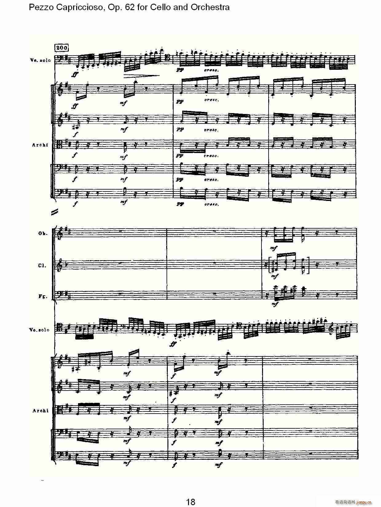 Pezzo Capriccioso, Op.62()18