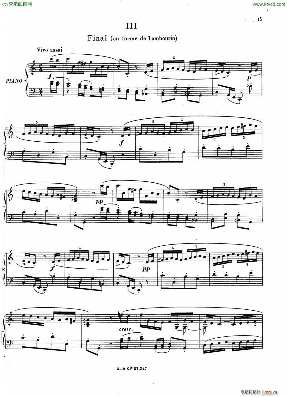 Hahn Reynaldo Piano sonatina()8