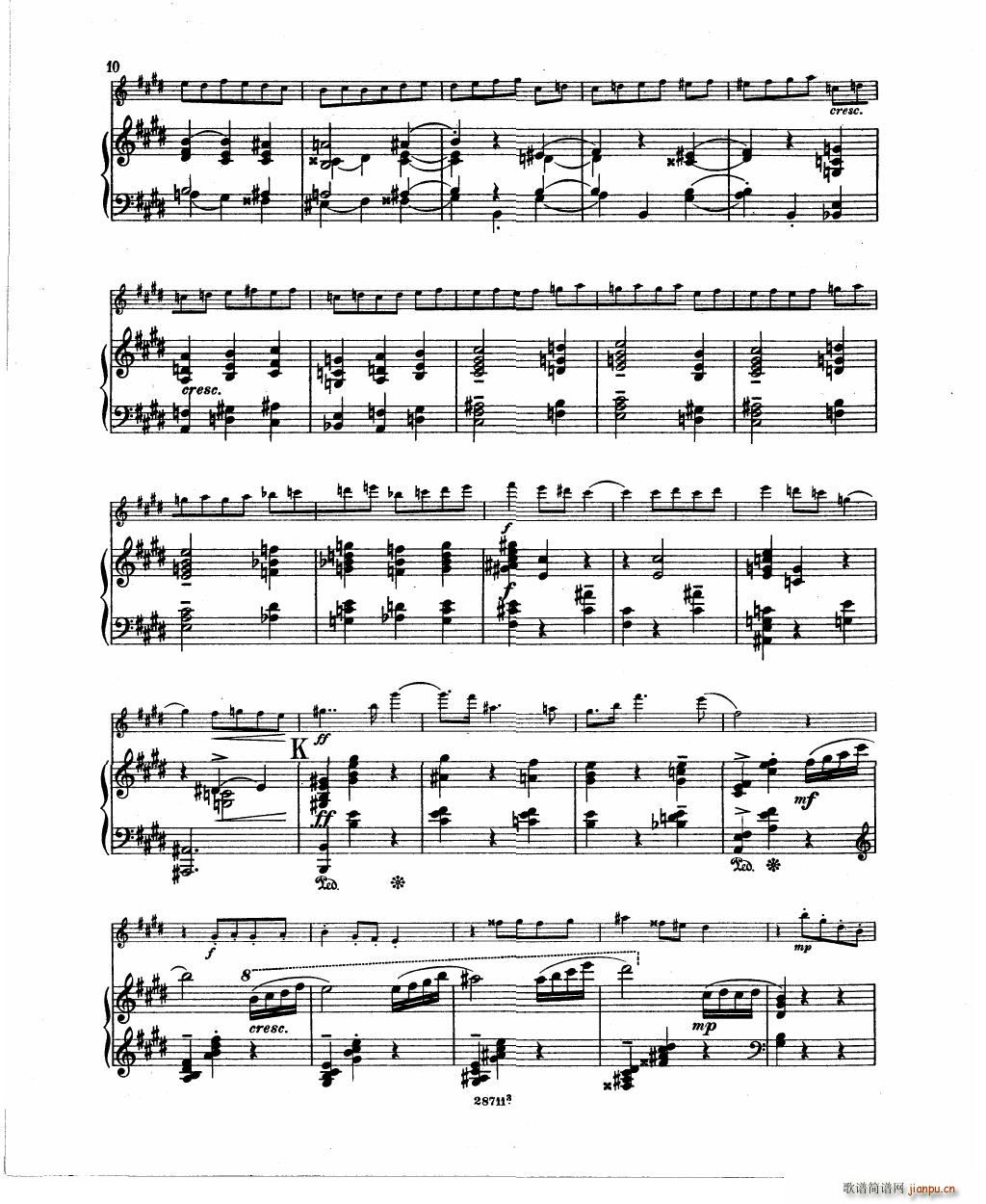 Bowen Humoresque for violin and piano()12