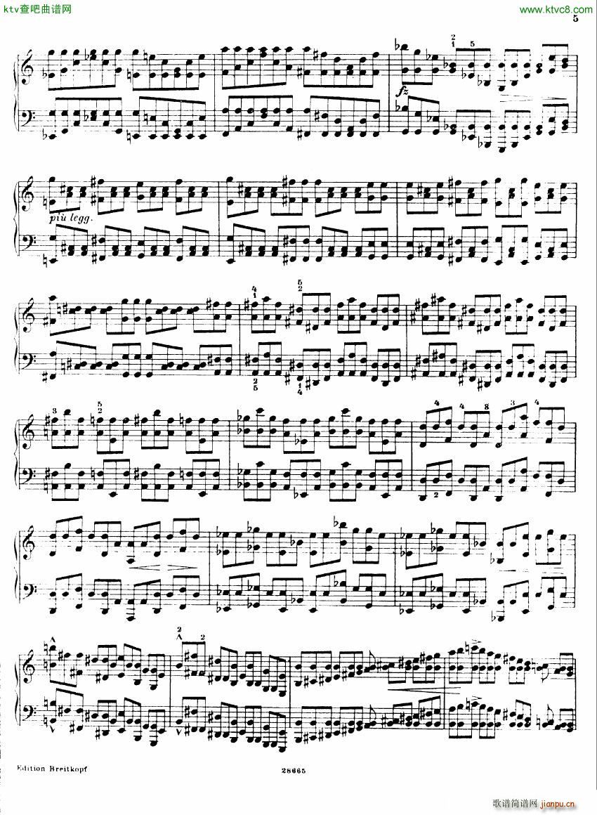 Busoni Etudes 1()5