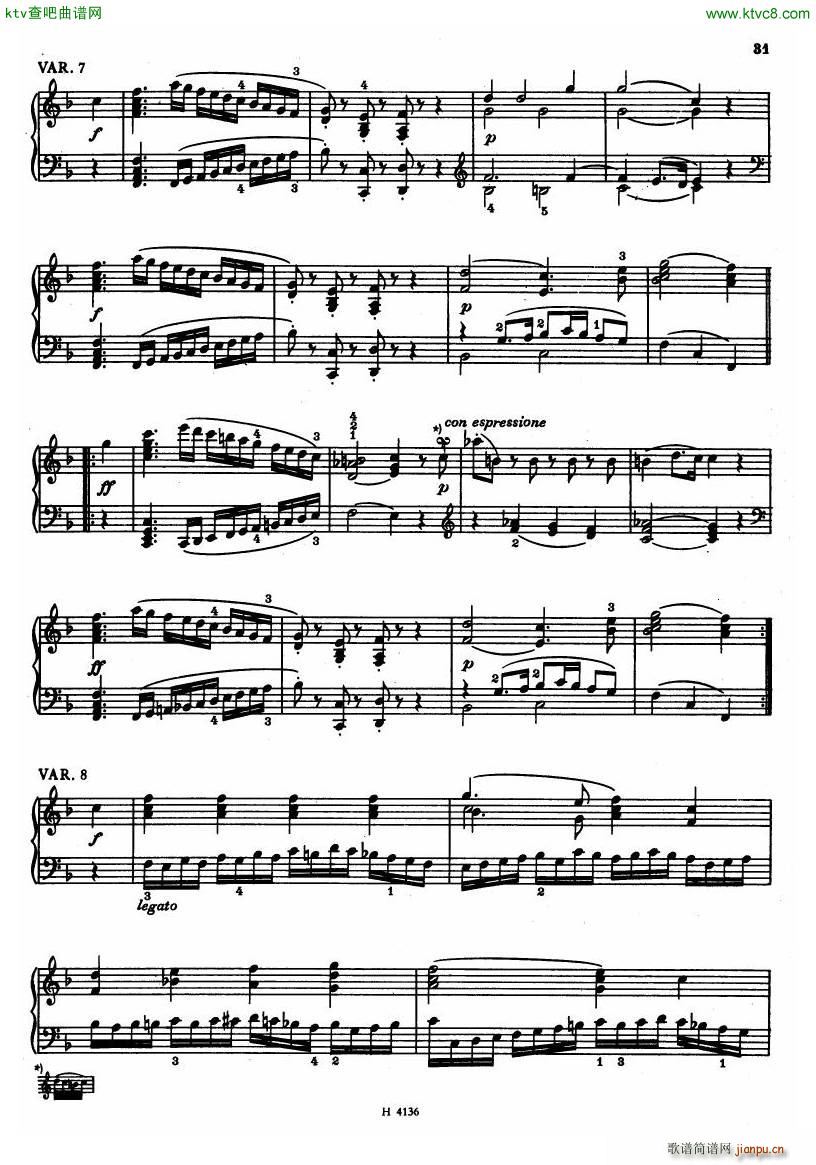 Czech piano variations from 18th century()29