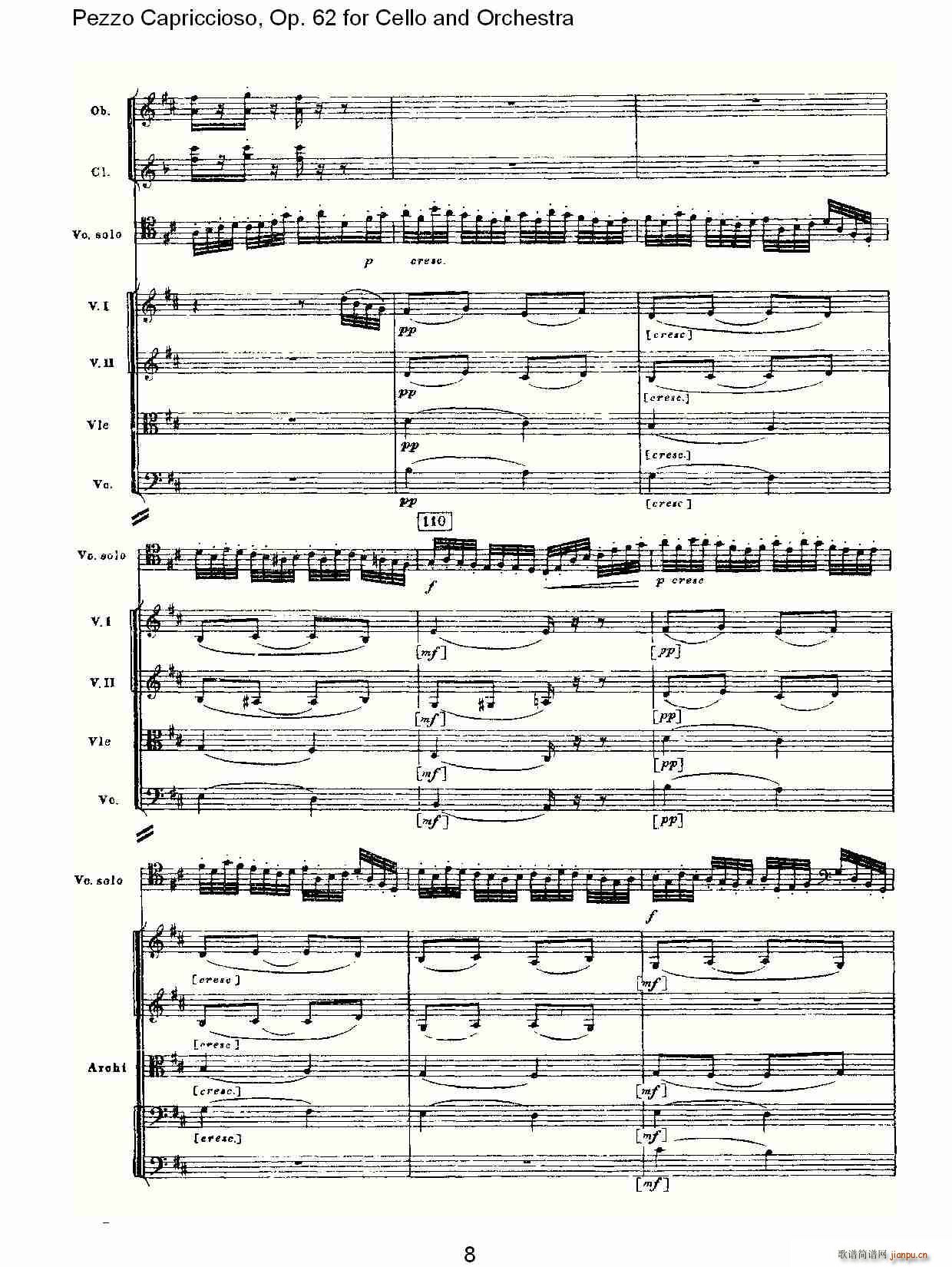 Pezzo Capriccioso, Op.62()8