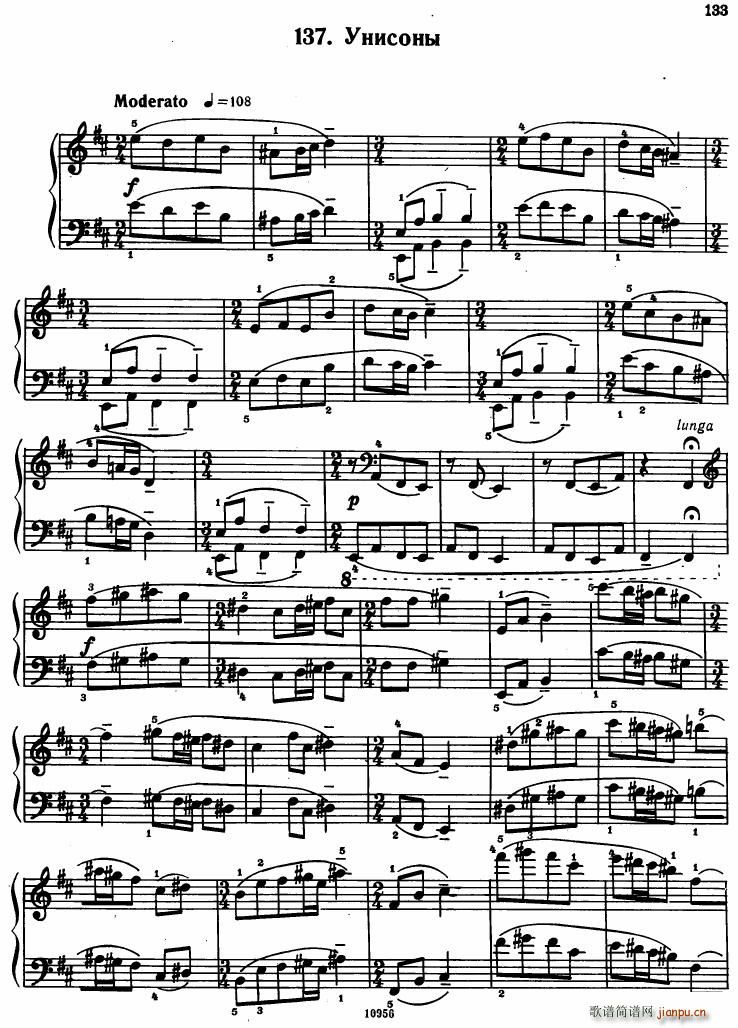 Bartok SZ 107 Mikrokosmos for Piano 122 139()25