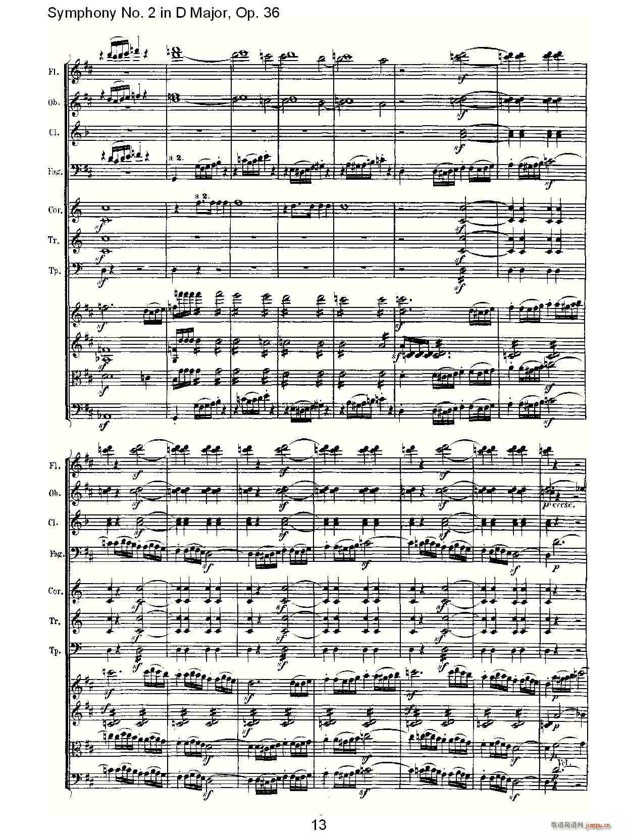 Symphony No. 2 in D Major, Op. 36(ʮּ)13