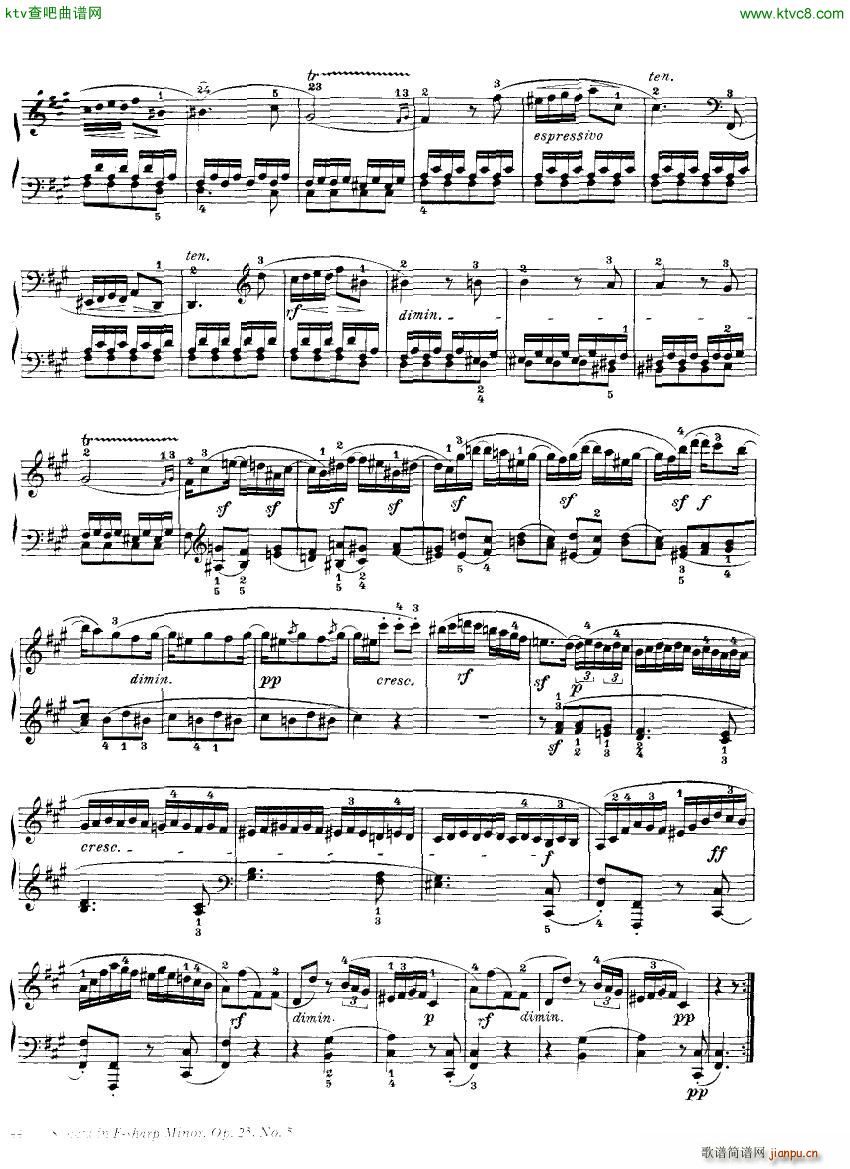 Clementi 25 5 Sonata Fsharp minor()9