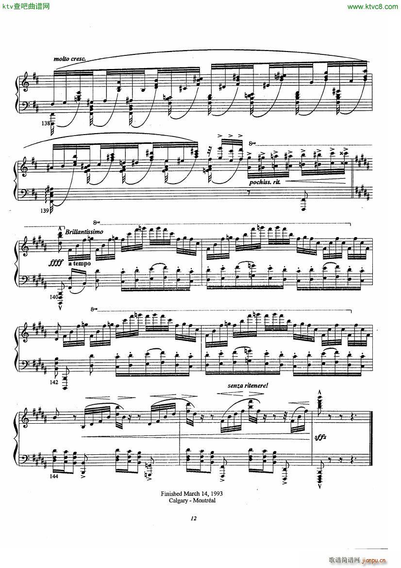 Etude No 3 La Campanella D aprs Paganini Liszt()12