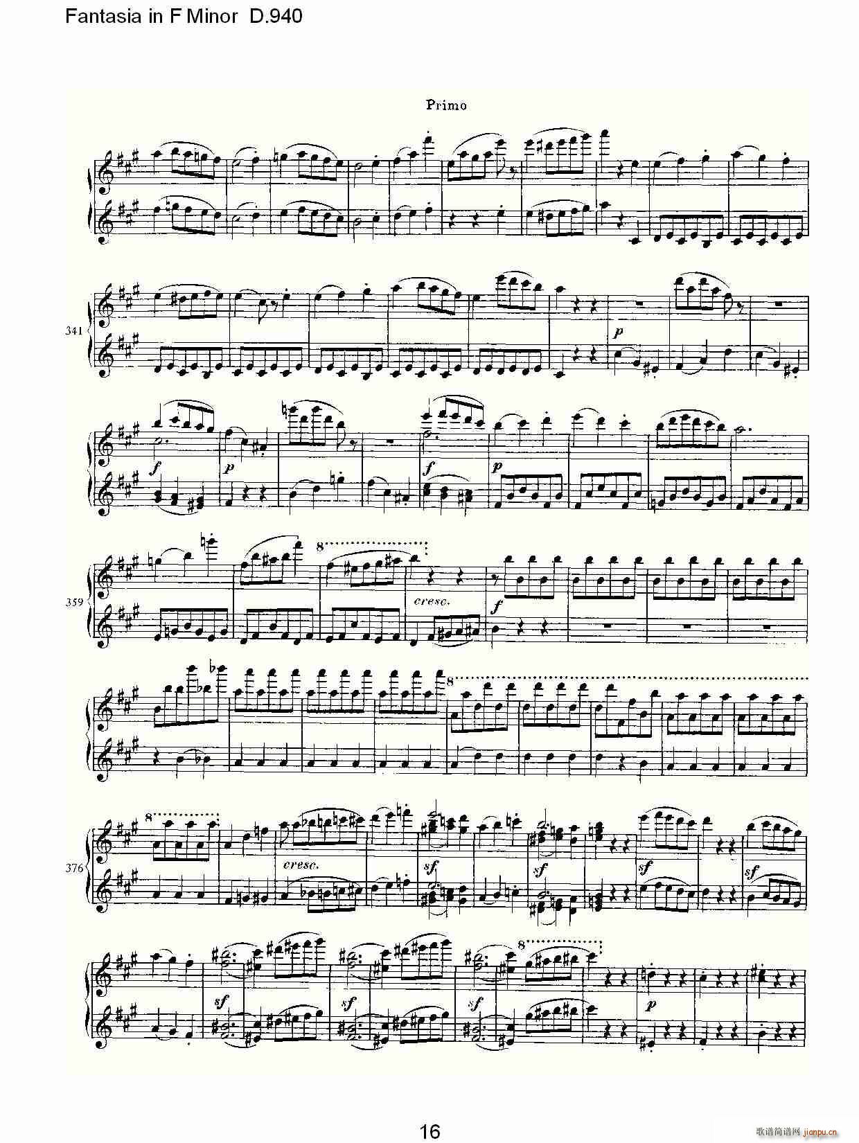 Fantasia in F Minor D.940(ʮּ)16