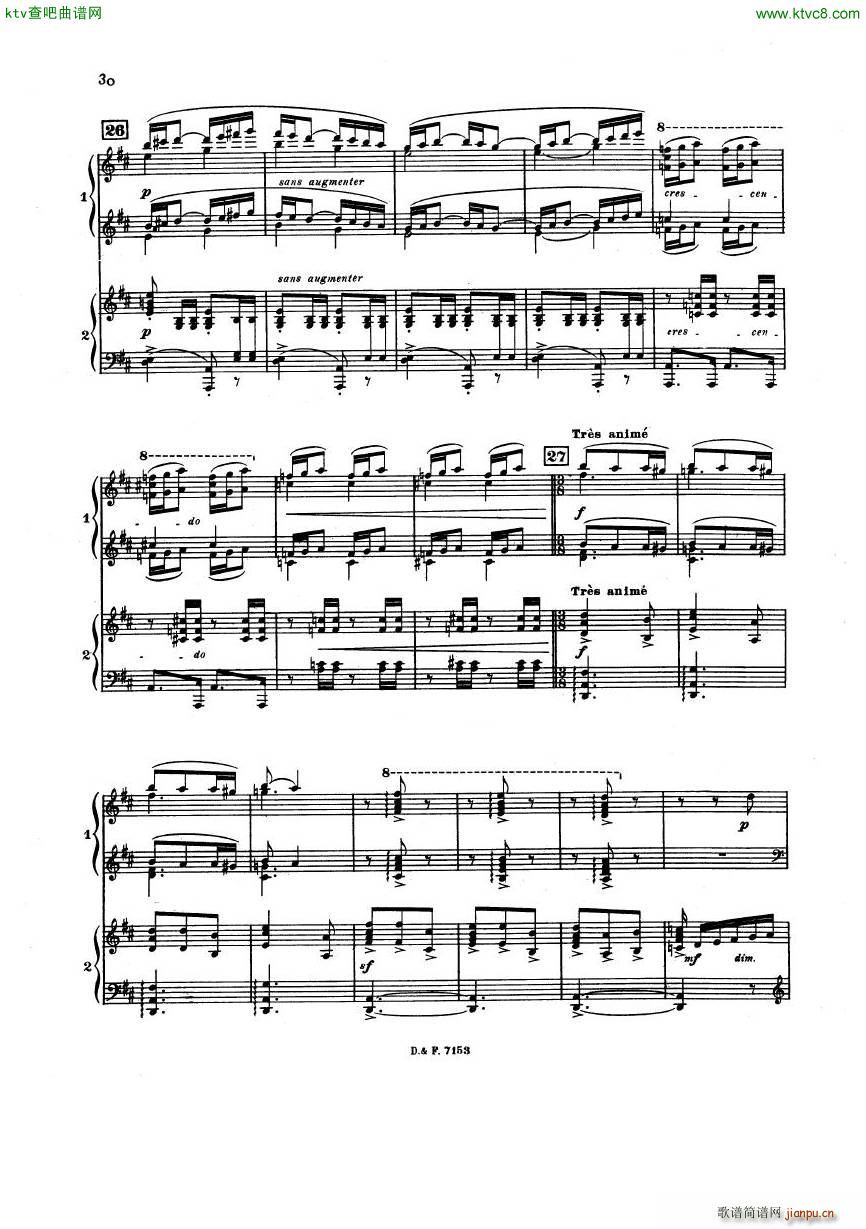 busser debussy Petite Suite 2P()30