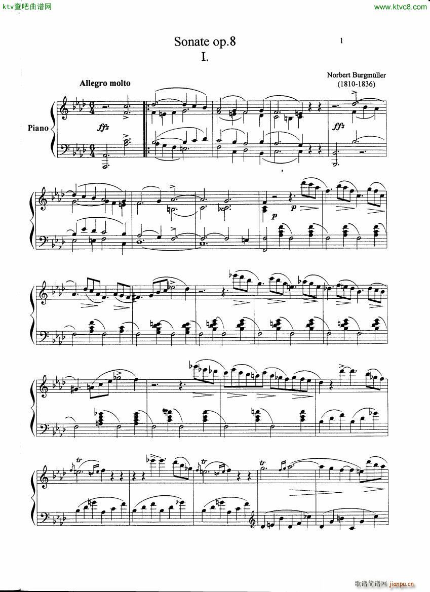 Burgmller Norbert Sonata op8()5