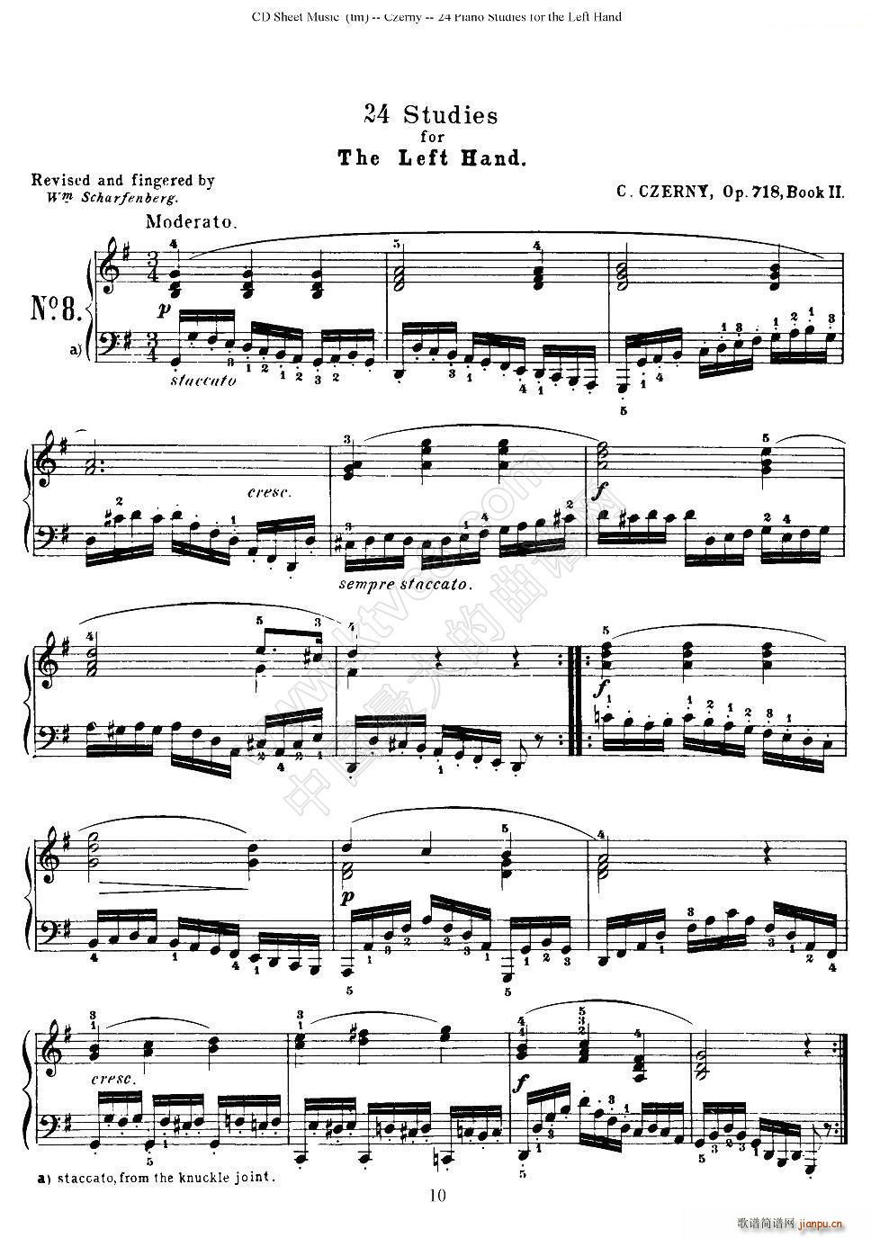 Czerny 24 Piano Studie 8 16  24׸ϰ()1