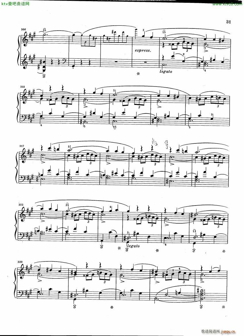 Chopin Scherzo B flat minor Henle()9