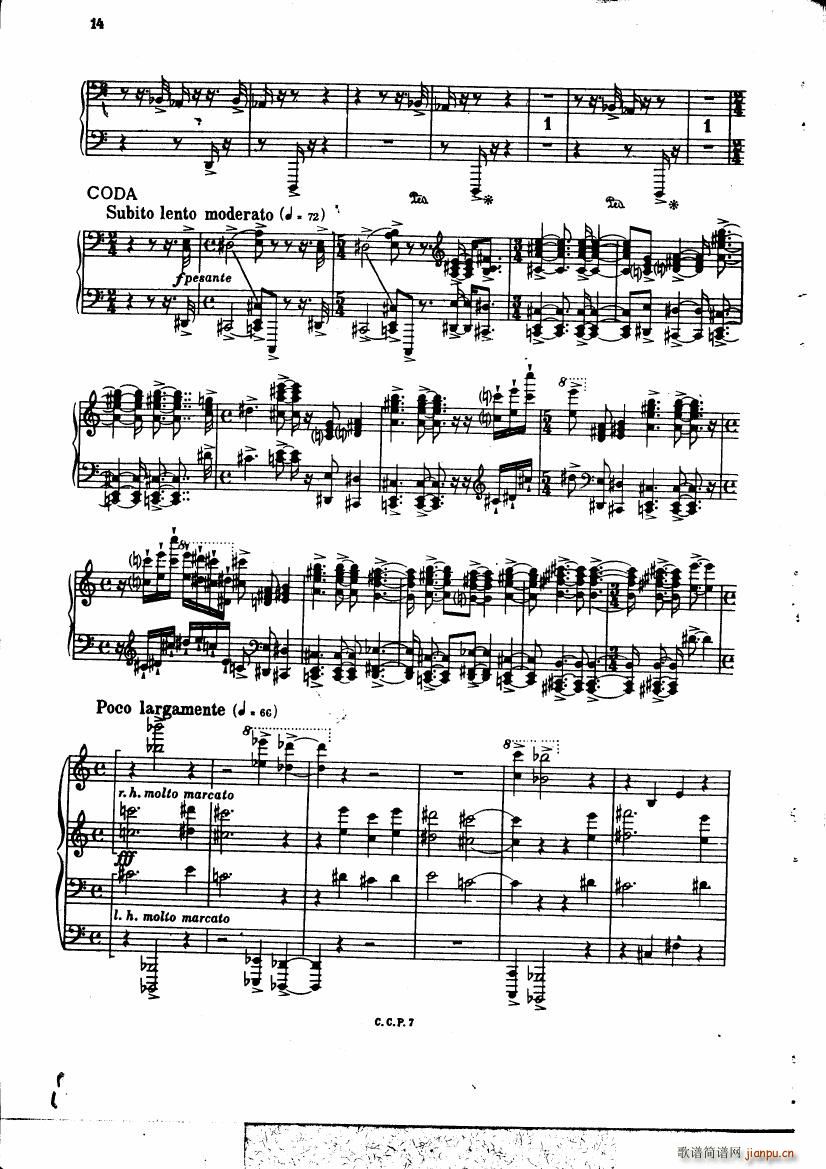 copland piano variations()13