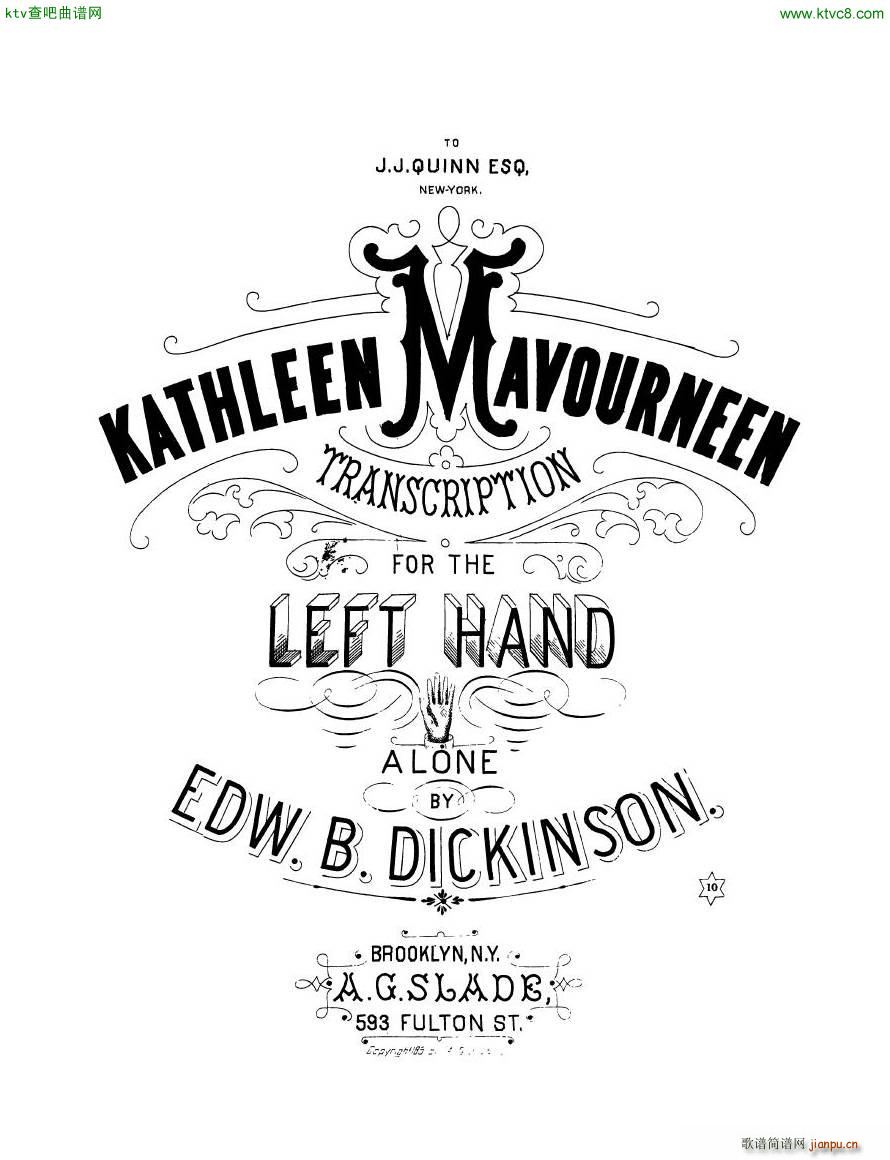 Dickinson Kathleen Mavourneen()1