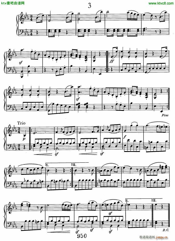 Beethoven WoO 10 6 Minuets()3