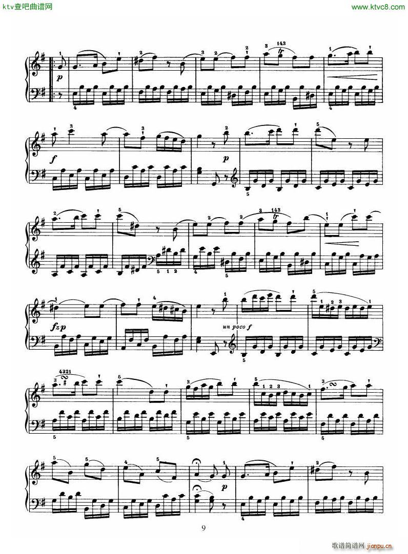 Haydn Piano Sonata No 34 In E()9