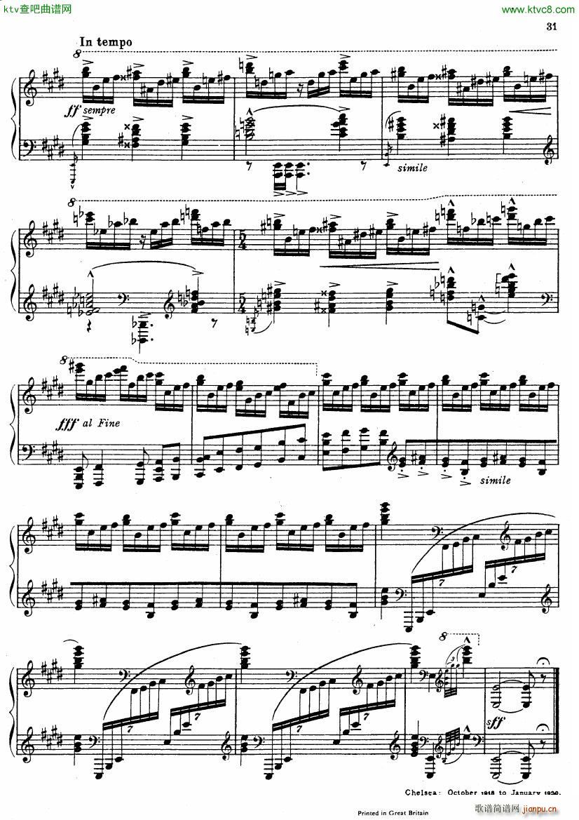 Ireland Piano Sonata()31