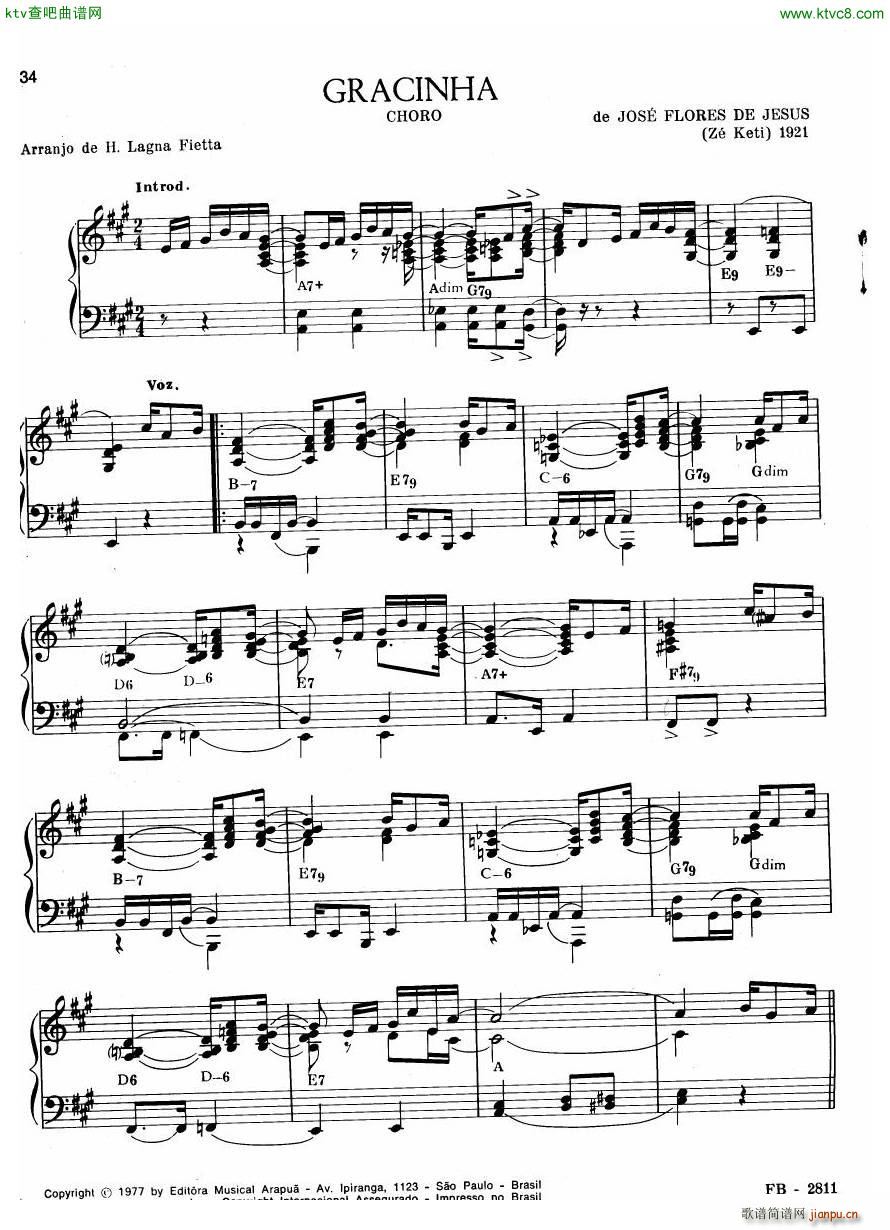 Centenrio do Choro Vol 1 20 Choros Para Piano()33
