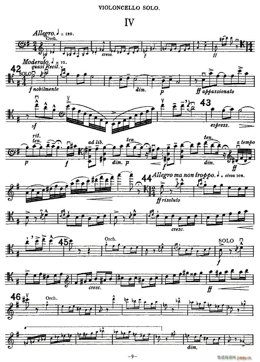 Edward Elgar Concerto e Minor Op85 For Cello(ʮּ)9