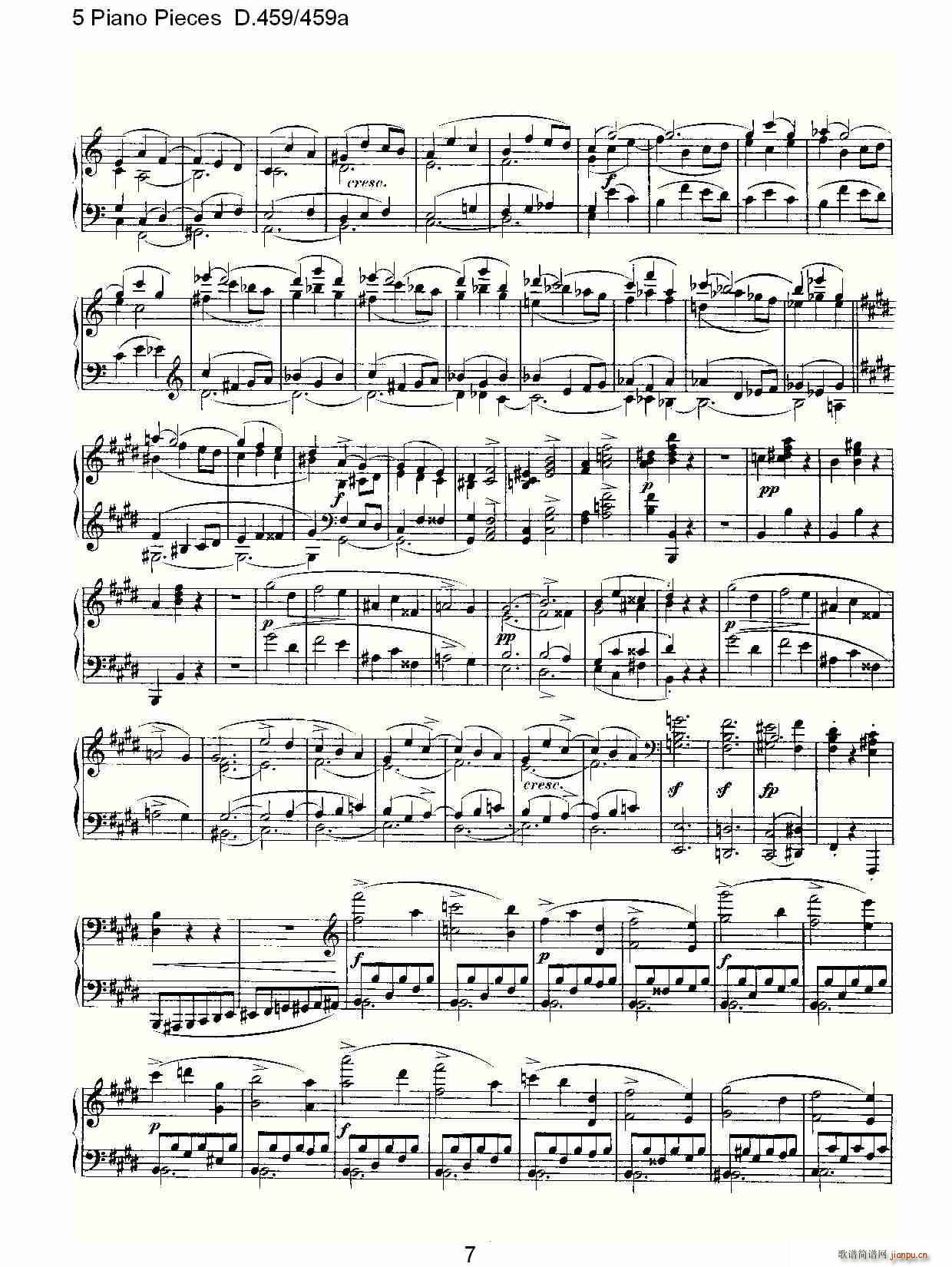 5 Piano Pieces D.459459a()7