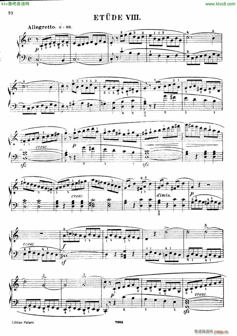 Henri Bertini 1798 1876 25 Easy Etudes Op 100()11
