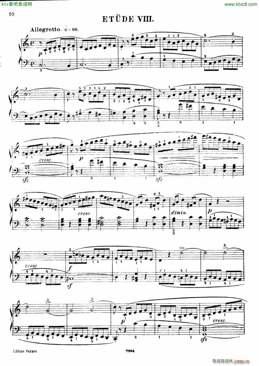 Henri Bertini 1798 1876 25 Easy Etudes Op 100()11