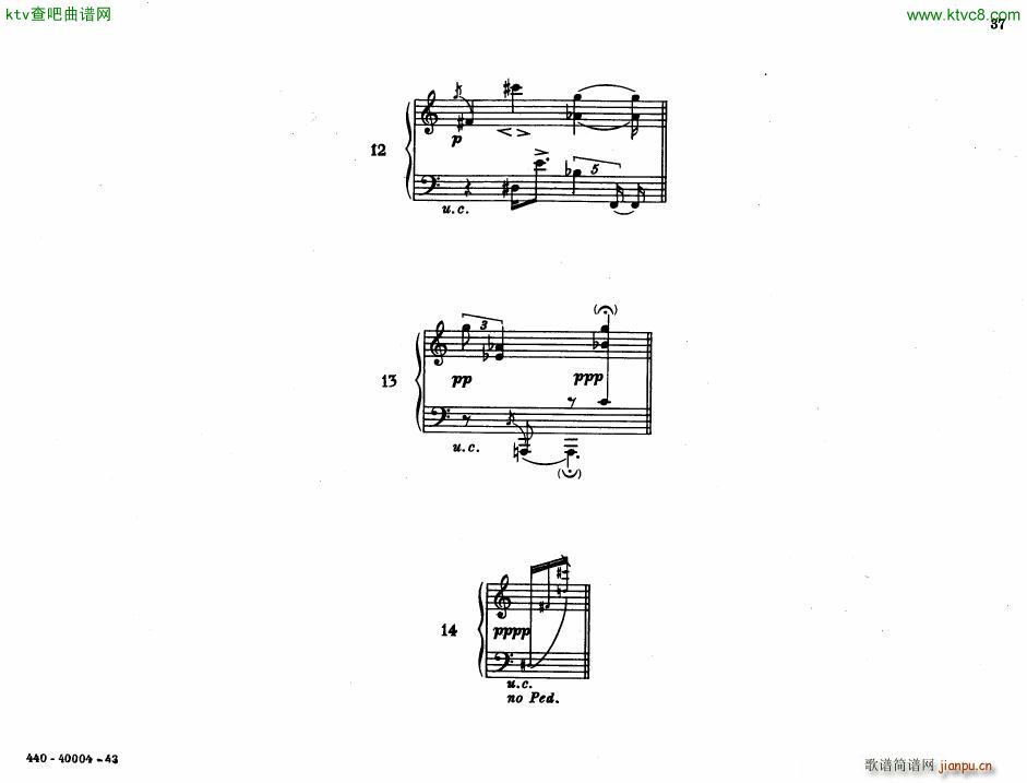 Bolcom 12 etudes for piano()37