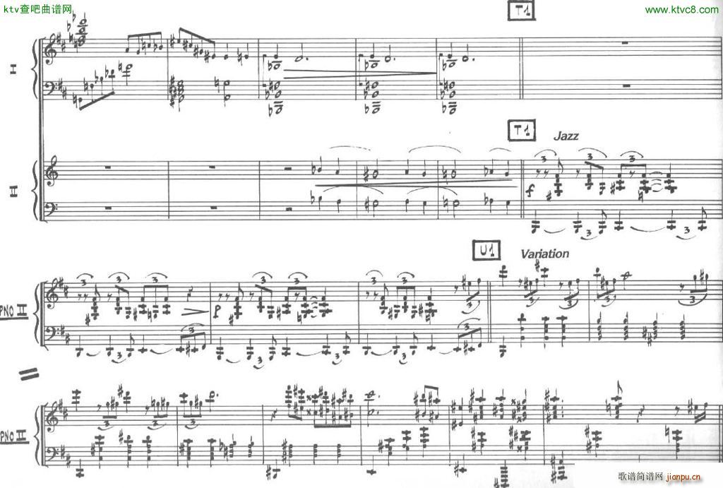 Bolling Sonata for Two Pianist no 2 Part2()9