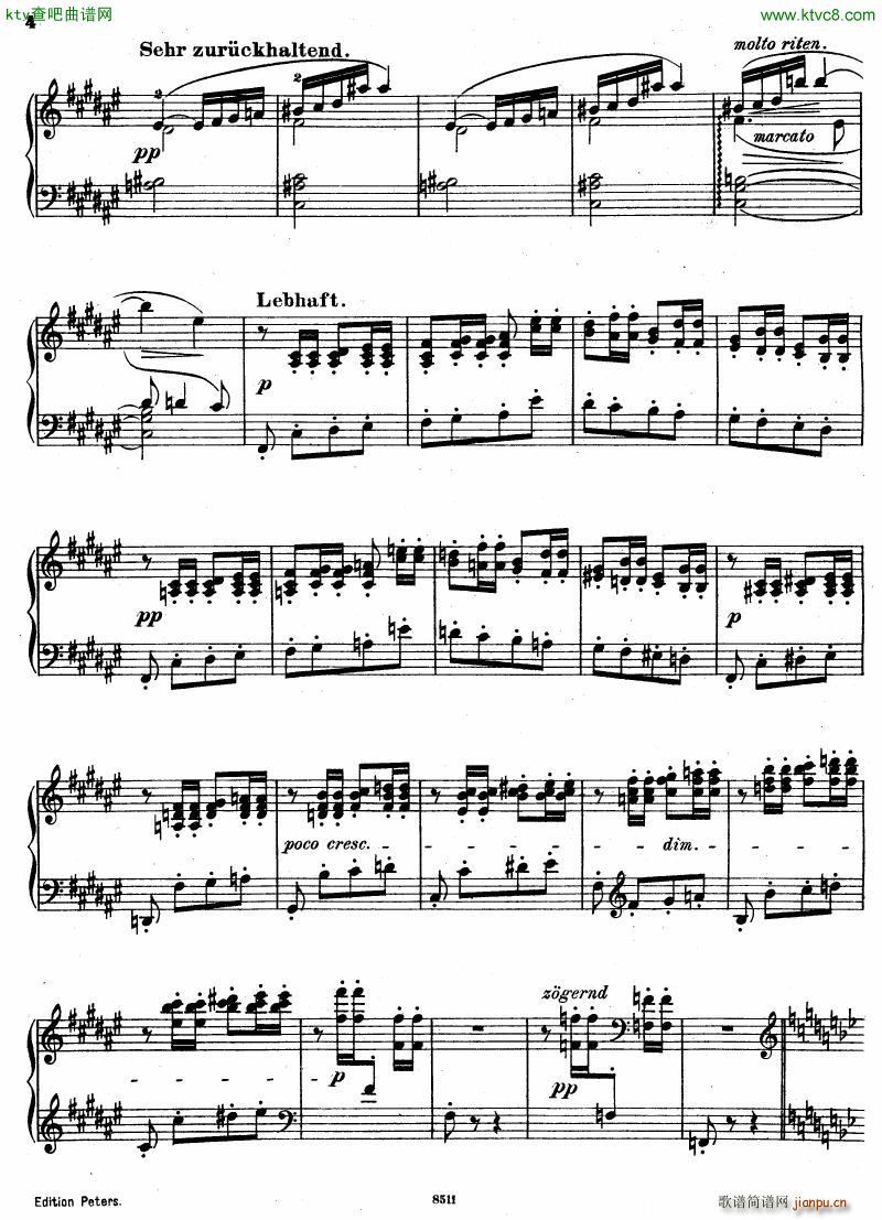 D Albert op 16 no 3 Intermezzo()3