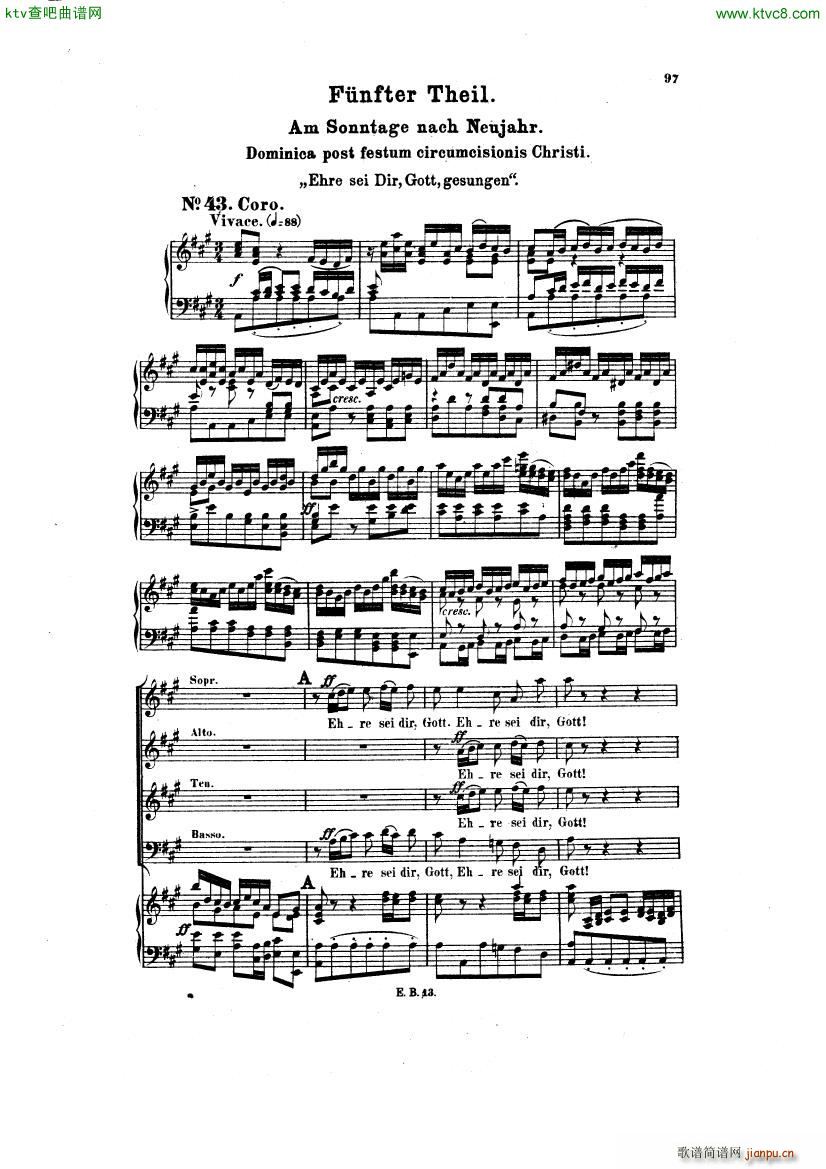 Bach JS BWV 248 Christmas Oratorio No 43()1