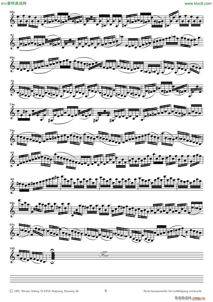 Bach JS BWV 1005 Sonata for Solo Violin in C()9