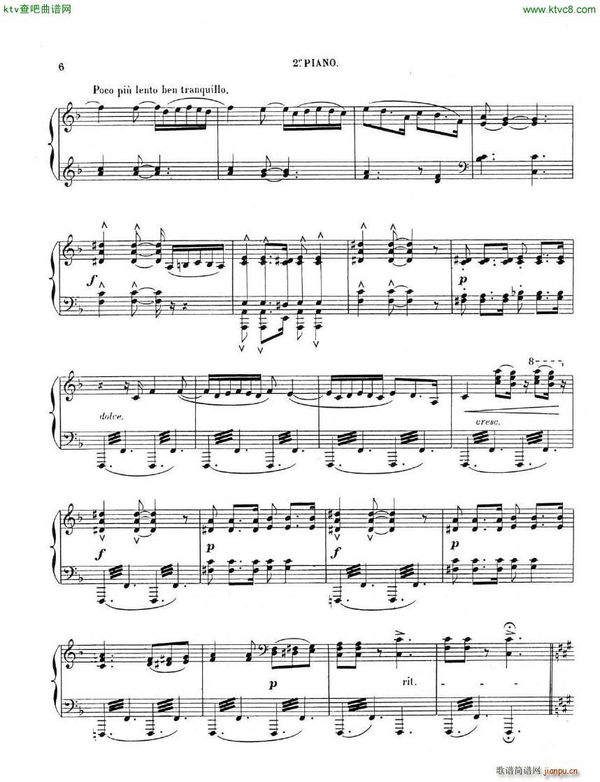 Chaminade Cecil La Sevillane for 2 pianos 4 hands()15