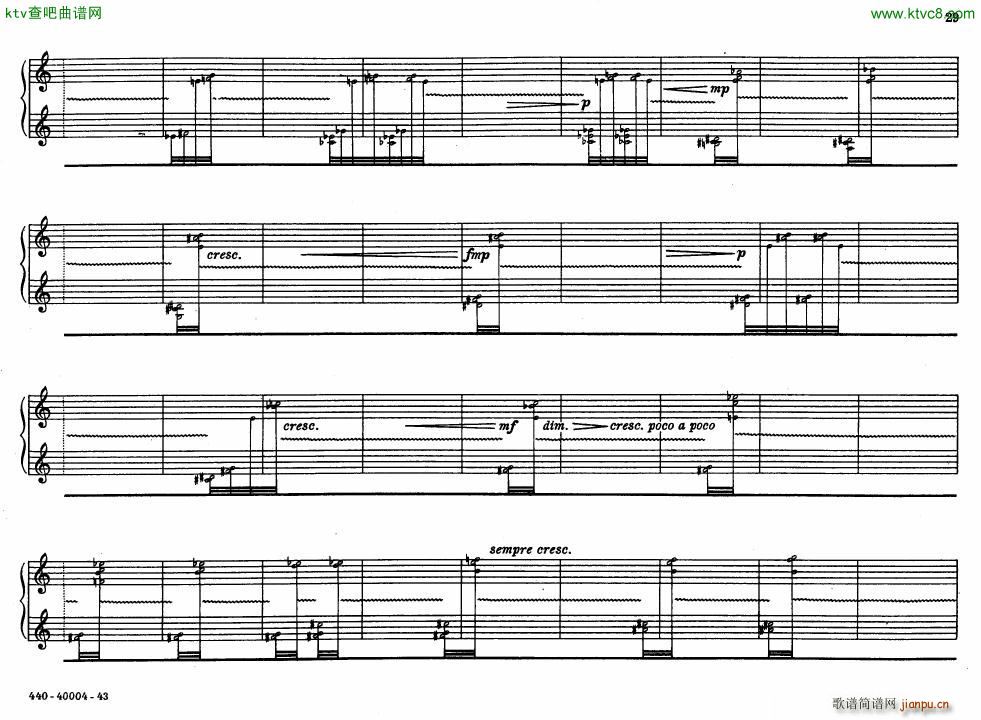 Bolcom 12 etudes for piano()29