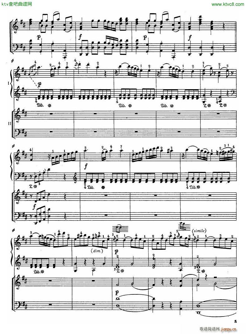 Haydn Piano Concerto in D Major 2pf()3
