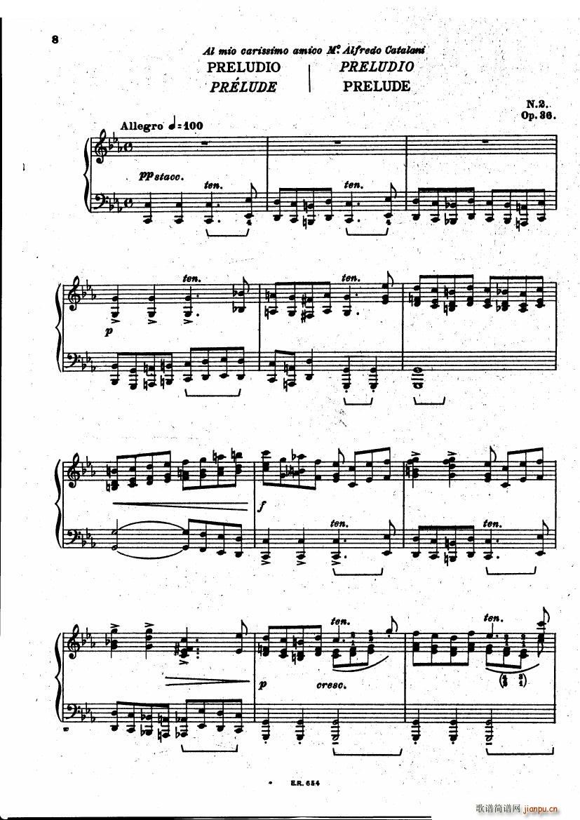 BUSONI Prelude and fugue op21 1()8