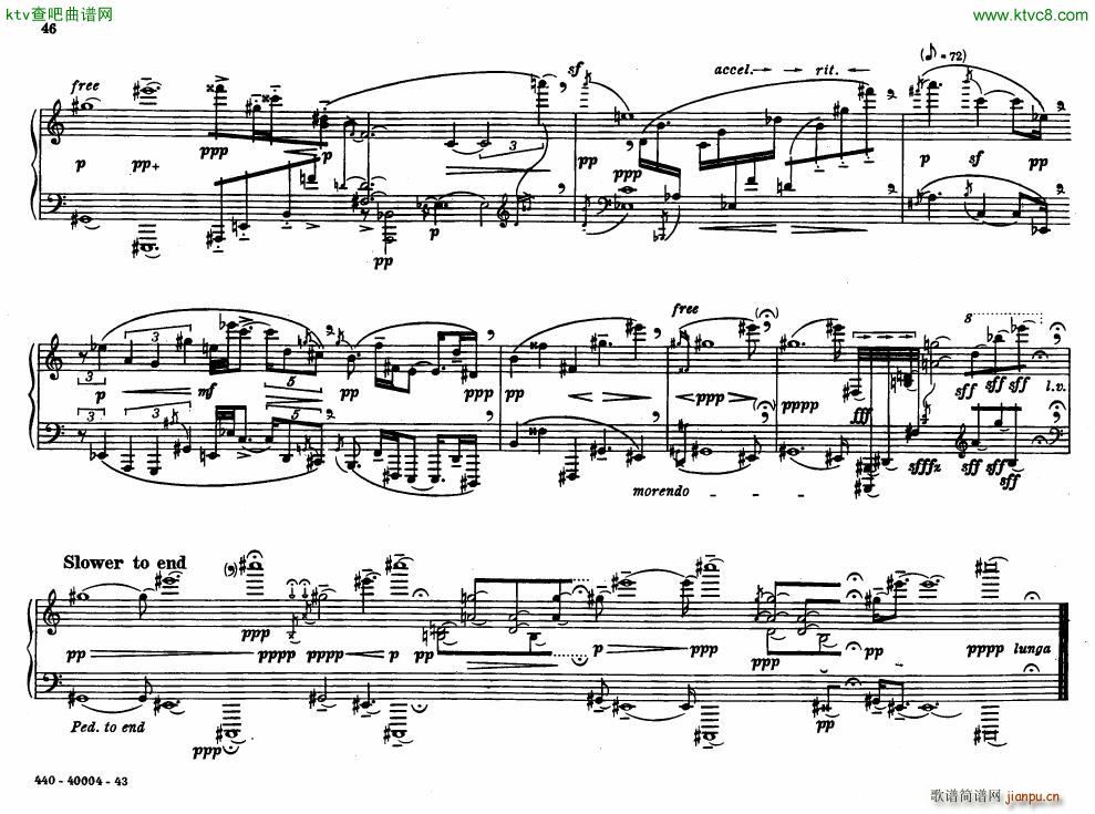 Bolcom 12 etudes for piano()46