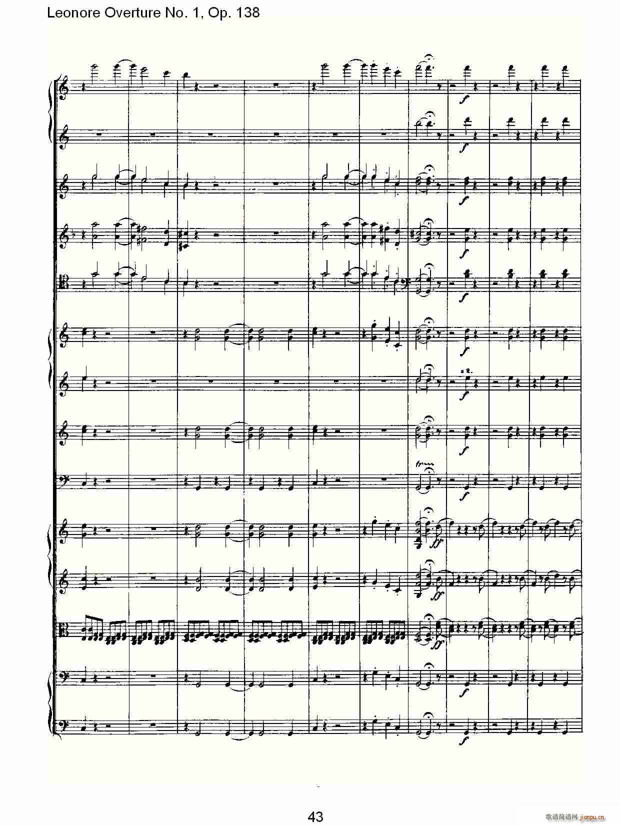 Leonore Overture No. 1, Op. 138(ʮּ)43