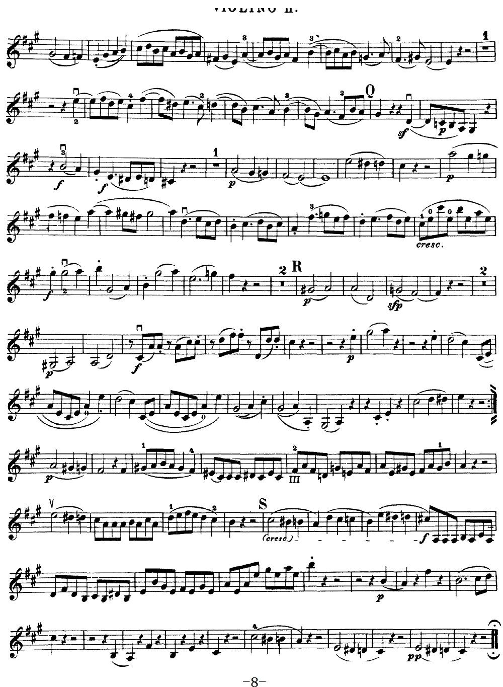 Mozart Quartet No 18 in A Major K 464 Violin 2(ʮּ)8