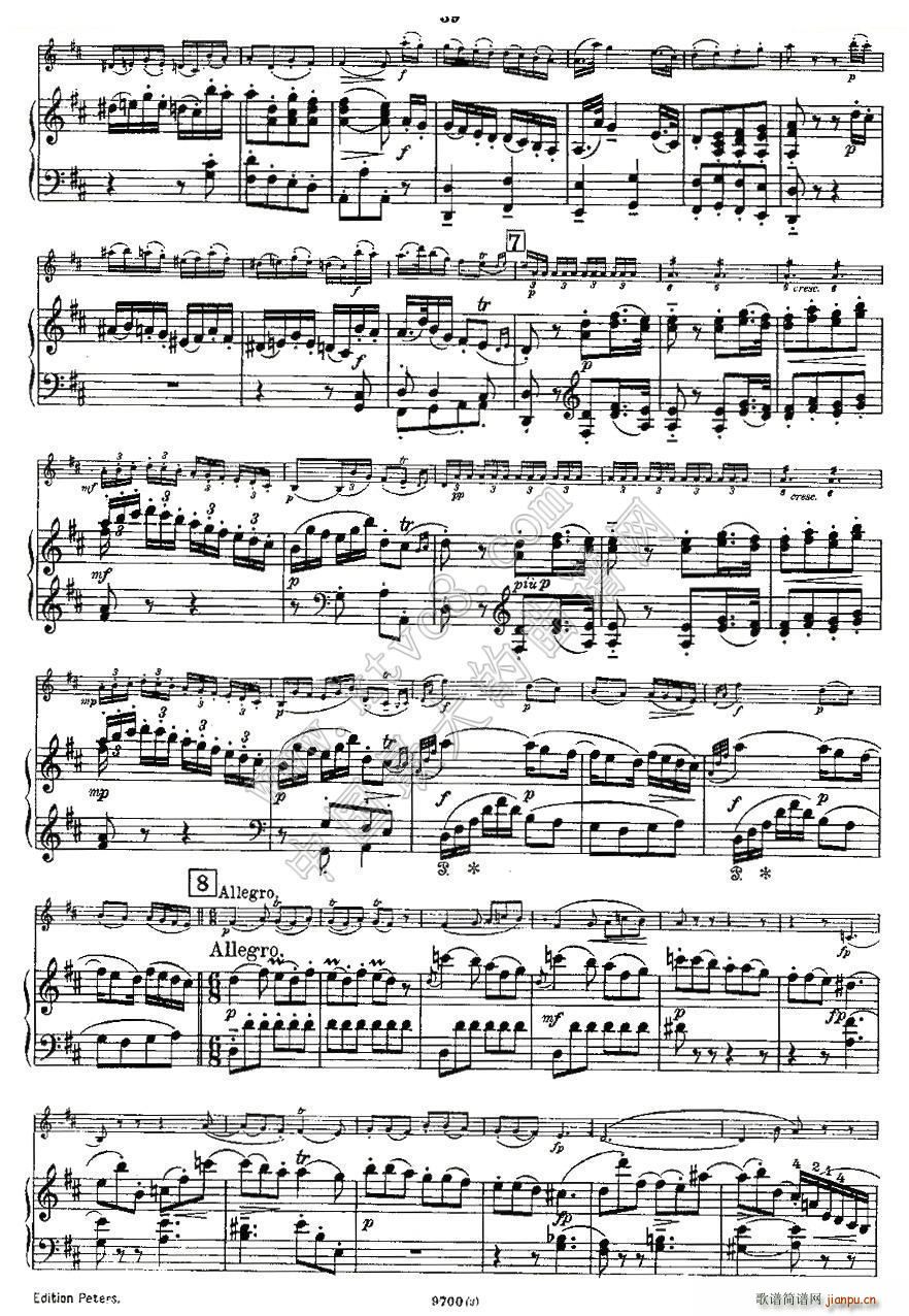 Mozart Violin Sonata No 3 KV 306 С(С)18