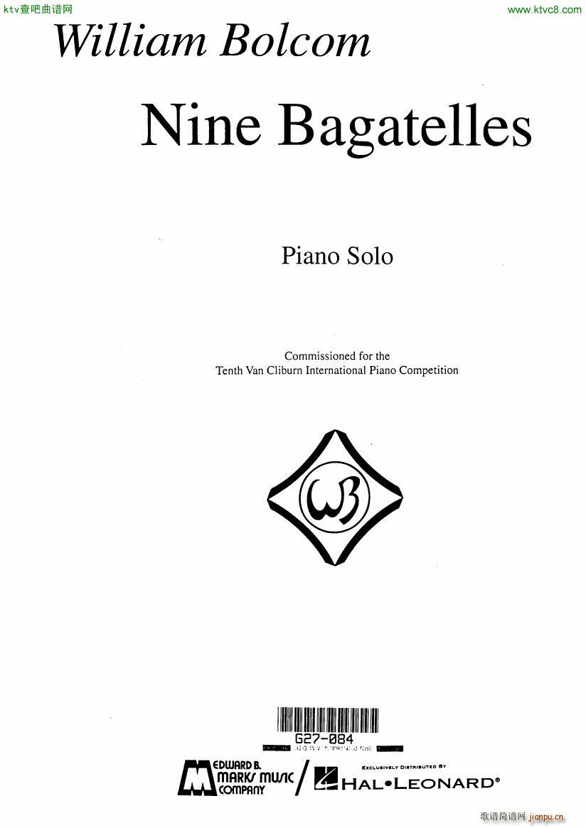 Bolcom 9 Bagatelles()1