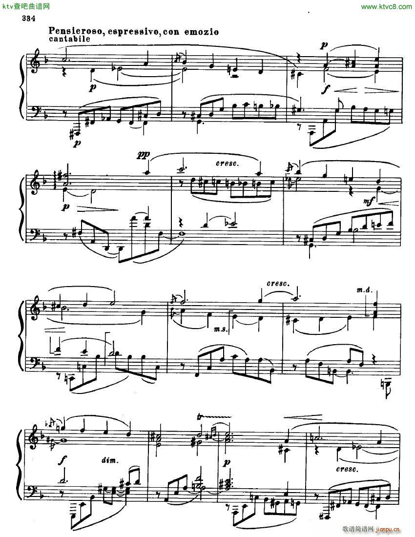 Anatoly Alexandrov Opus 87 Sonata no 12()34