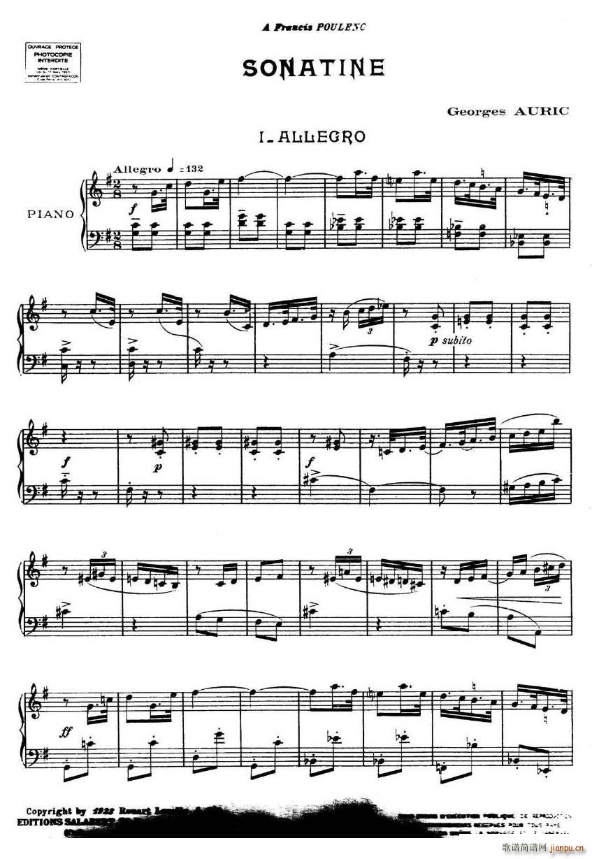 Auric Sonatine Sonatine(ʮּ)1