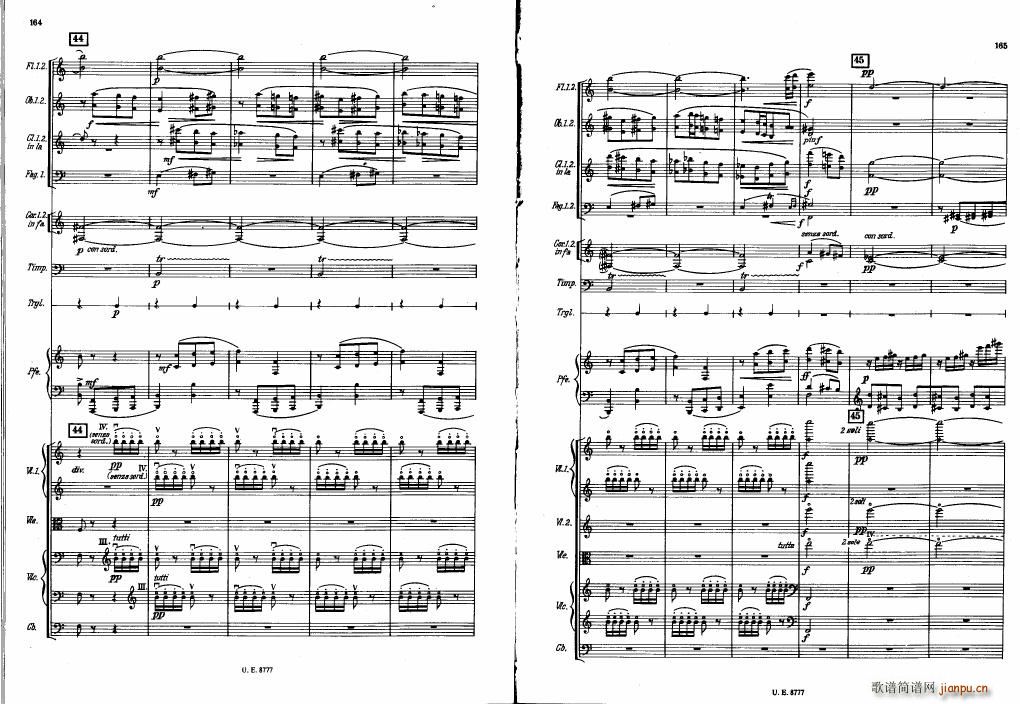 Bartok SZ 83 Piano Concerto No1 Full Score ()42