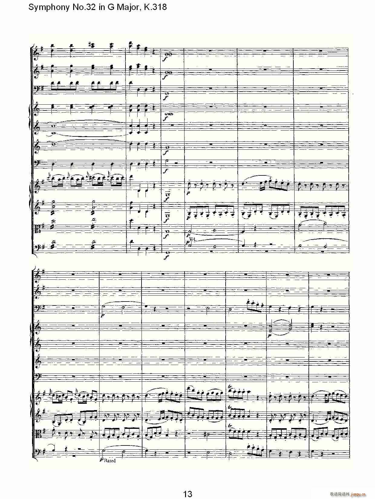 Symphony No.32 in G Major, K.318(ʮּ)9