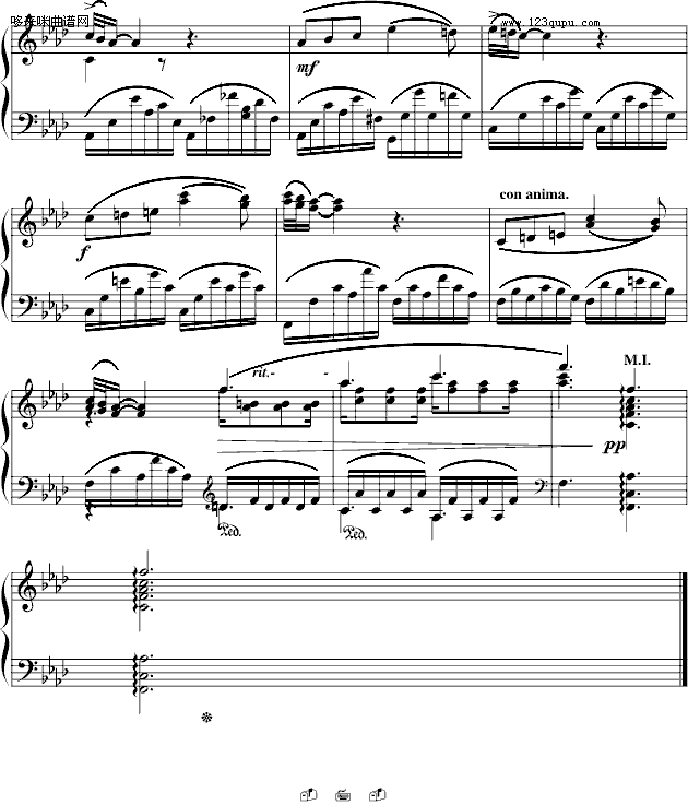 夜曲-法雅钢琴小品-法雅(钢琴谱)7