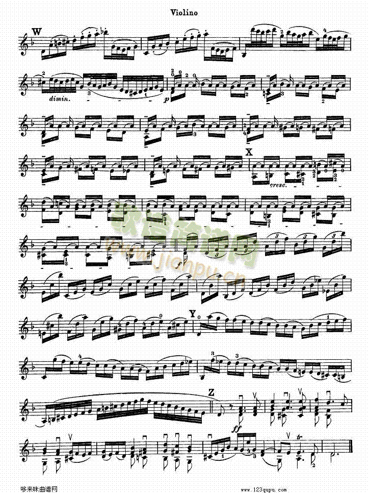 巴赫小提琴变奏曲2(其他乐谱)12