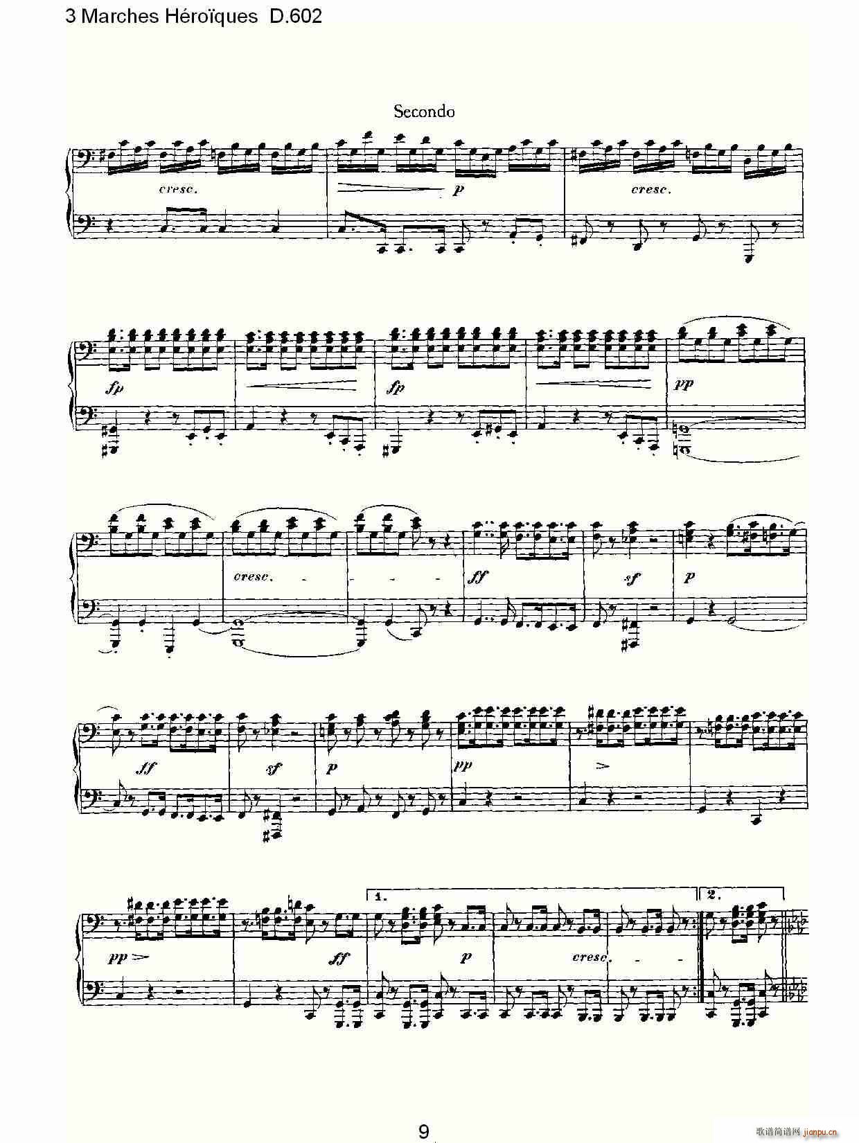 3 Marches Hro?ques D 602 3 Hro?ques D 602()9