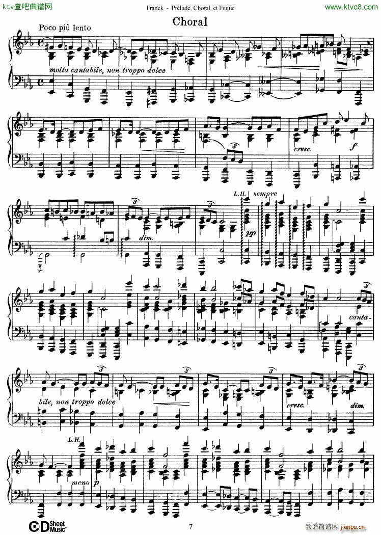 Franck Prlude Choral et Fugue()7